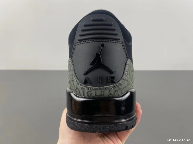 1st Kicks Shoes CK9246-168 Black Air 3 Jordan Retro Cat 0823
